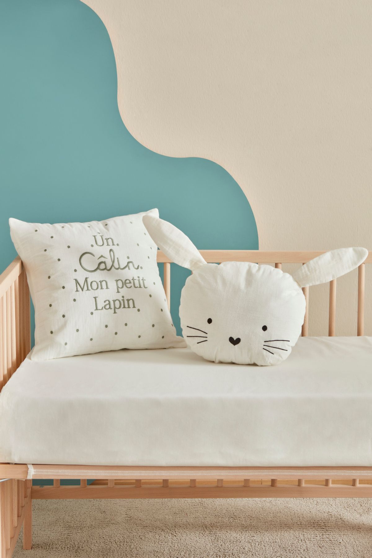 Karaca Home Bebek Little Bunny 2'li Müslin Kırlent Set